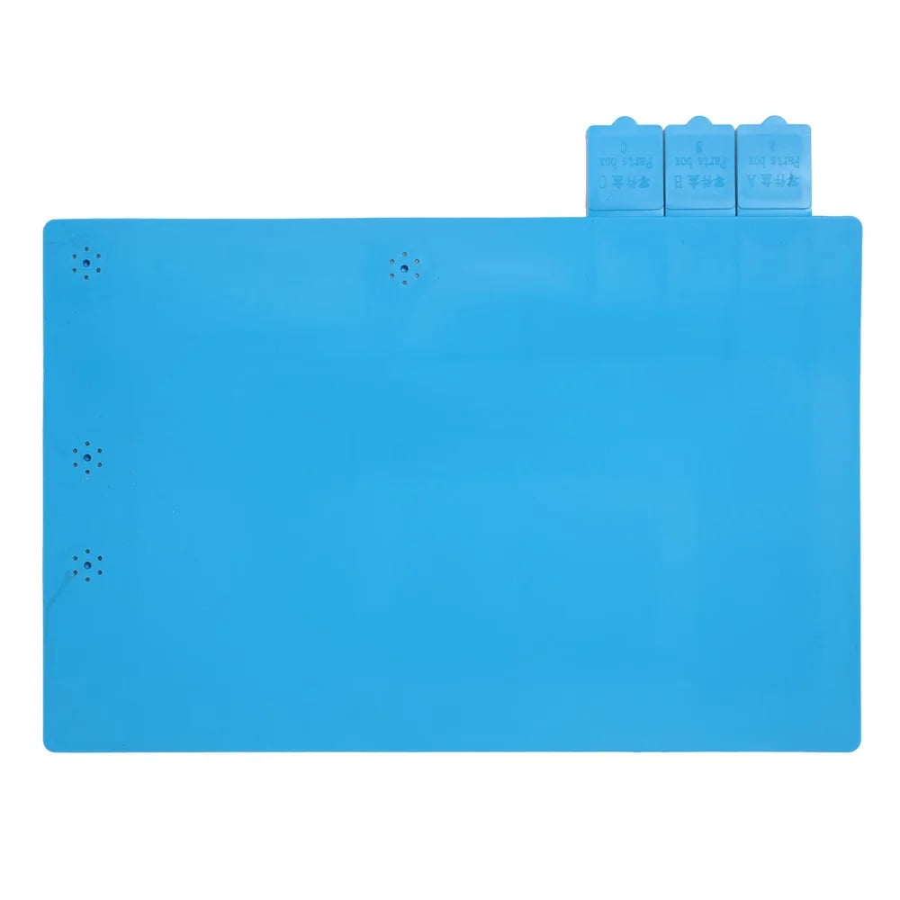 S-160 Magnetic Soldering Mat Heat Insulation Electronics Repair Magnetic Pad - 6