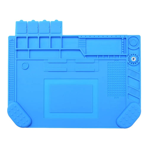 A-500 Silicone Repair Mat Magnetic Soldering Mat Heat Insulation for Electronics Repair - 1
