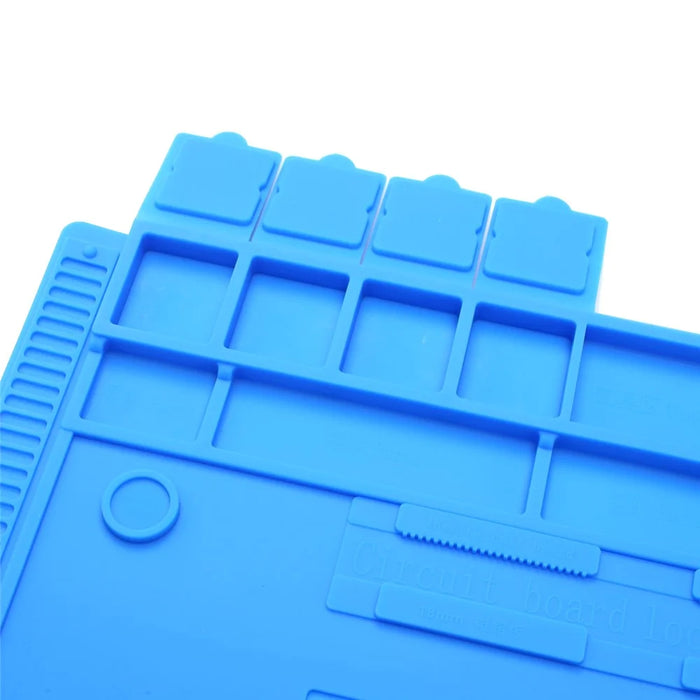 A-500 Silicone Repair Mat Magnetic Soldering Mat Heat Insulation for Electronics Repair - 2