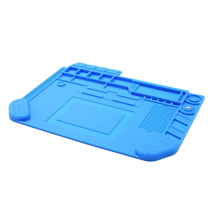 A-500 Silicone Repair Mat Magnetic Soldering Mat Heat Insulation for Electronics Repair - 6