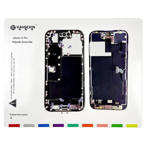Magnetic Screw Mat for iPhone 14 Pro Work Pad Phone Repairing Tool Mat - 1