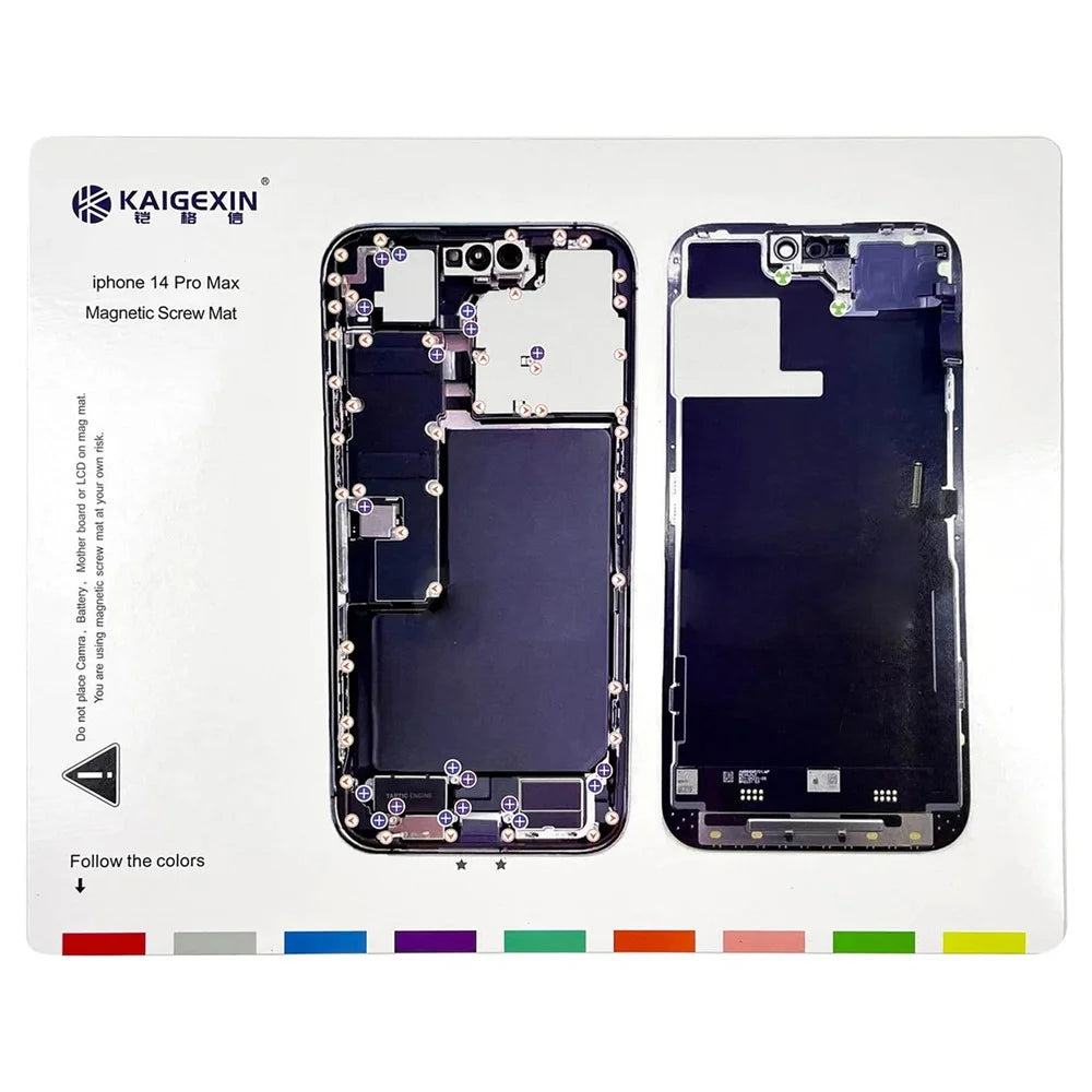 Magnetic Screw Mat for iPhone 14 Pro Max Work Pad Phone Repairing Tool Mat - 1