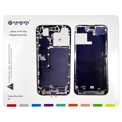 Magnetic Screw Mat for iPhone 14 Pro Max Work Pad Phone Repairing Tool Mat - 1