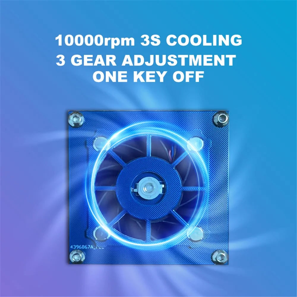 VBEST VBST-491 2-in-1 Cooling Fan 3 Speed UV Curing Radiating Fan for PCB Welding Repair - 6