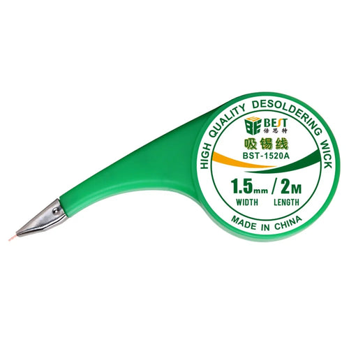 BEST Wick Remover Tin Anti-Hot Desoldering Wick Wire Removal Line Repair Tool - BET-1520A - 1