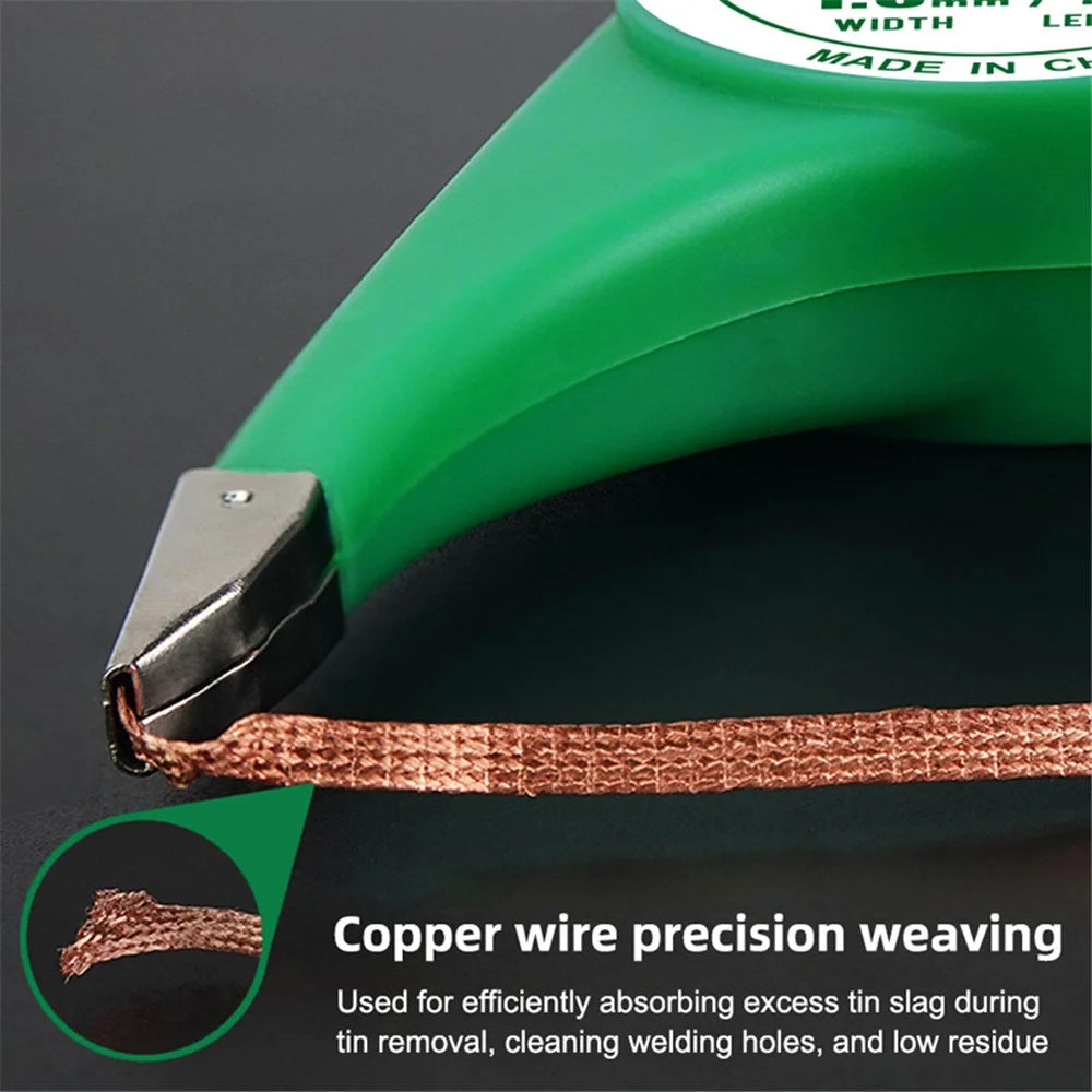 BEST Wick Remover Tin Anti-Hot Desoldering Wick Wire Removal Line Repair Tool - BET-1520A - 3
