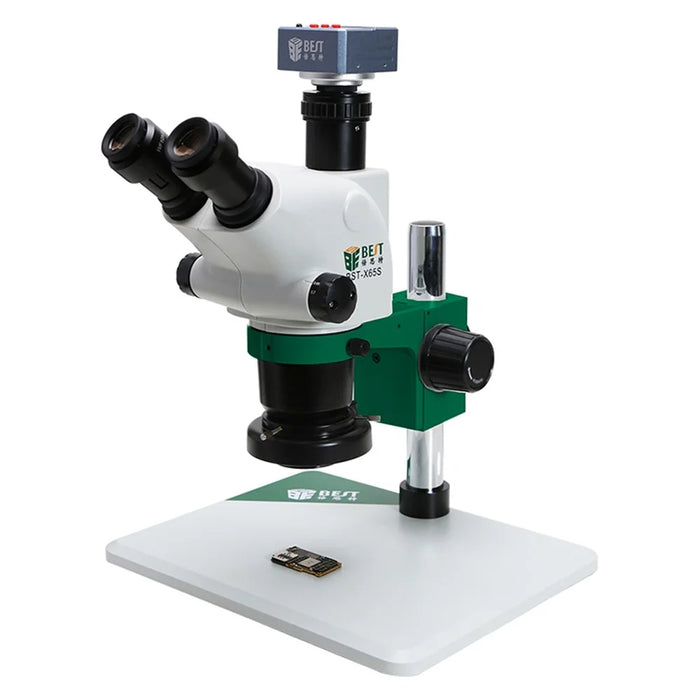 BEST BST-X65S Trinocular Microscope LED Lighting 4K Camera Microscope - 1