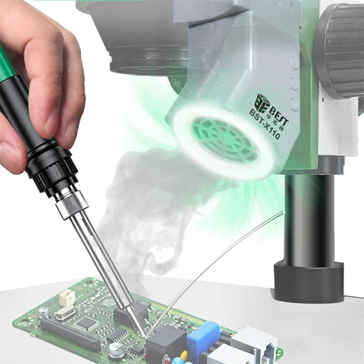 BEST BST-X110 Microscope LED Lighting Smoker Repair Work Exhaust Fan - 2