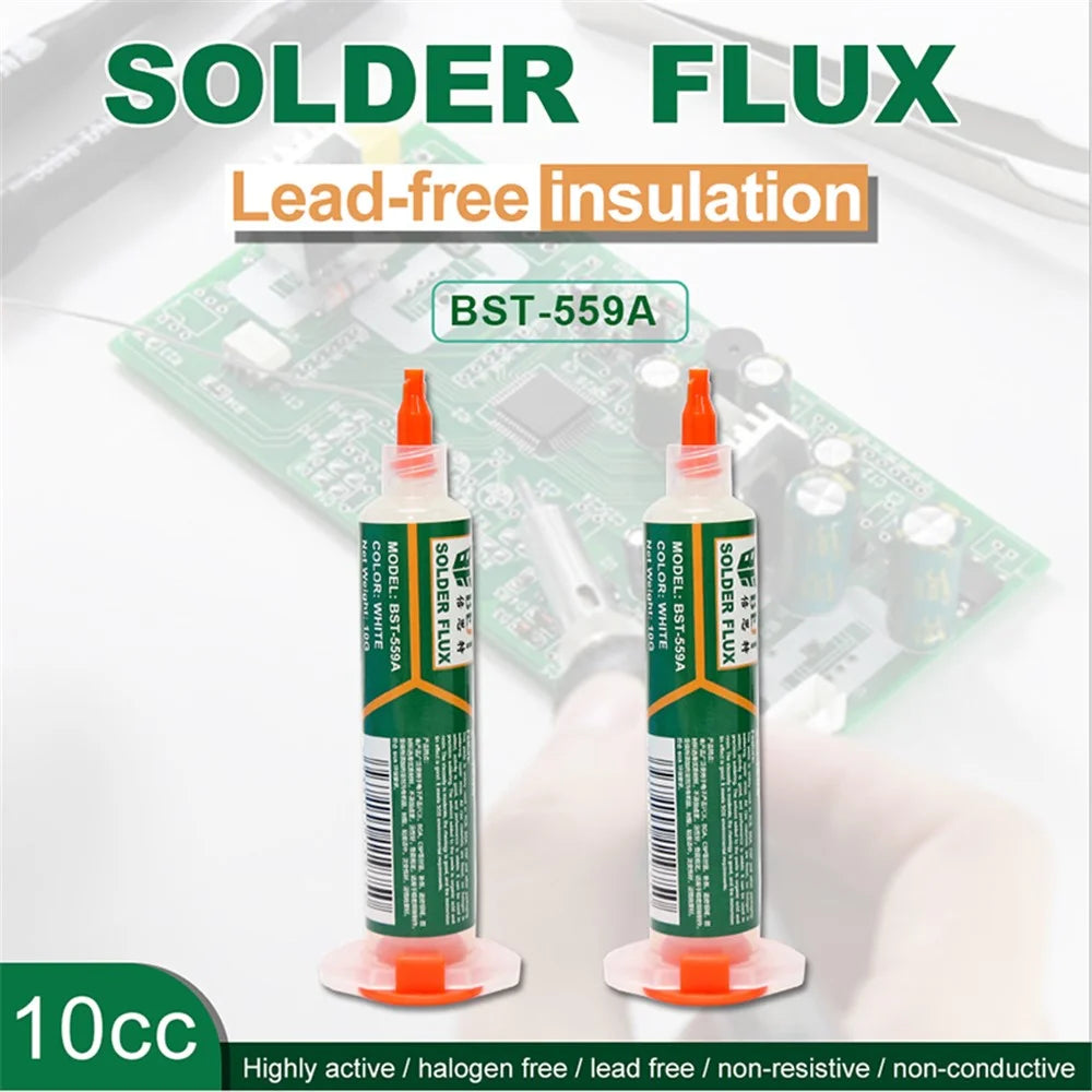 BEST BST-559A Lead-Free Insulating Soldering Paste 10CC - 4