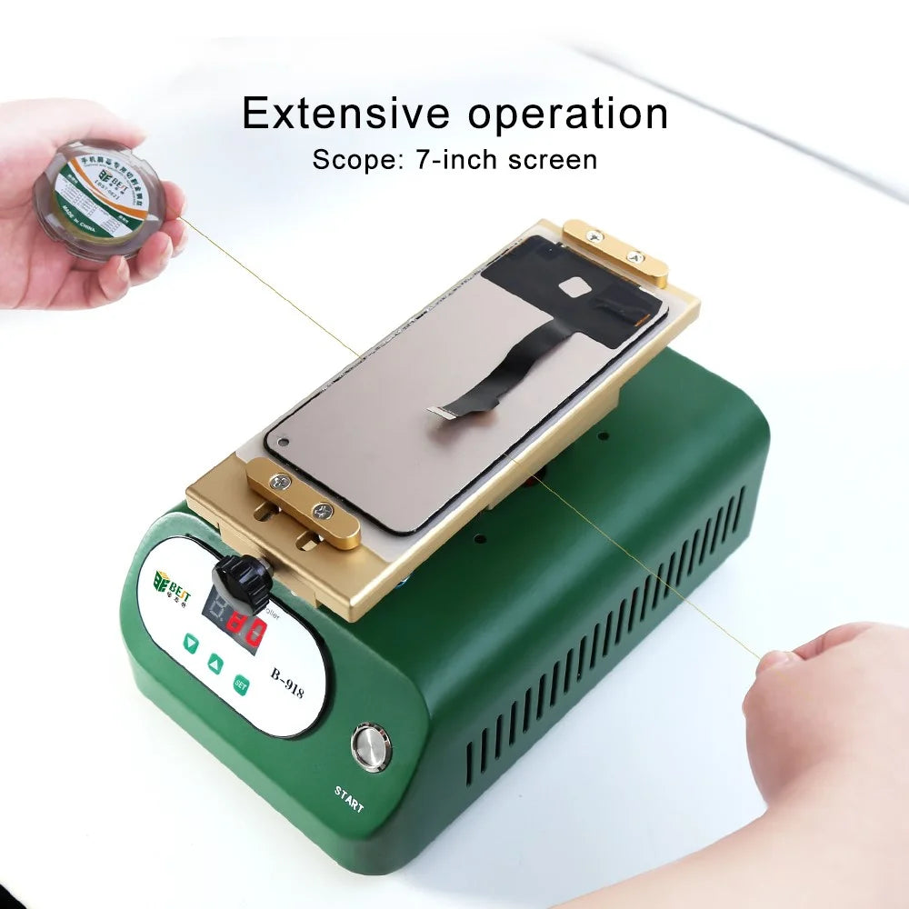 BEST B-918A Rotary Phone Screen Vacuum Separator 220V - EU Plug - 6