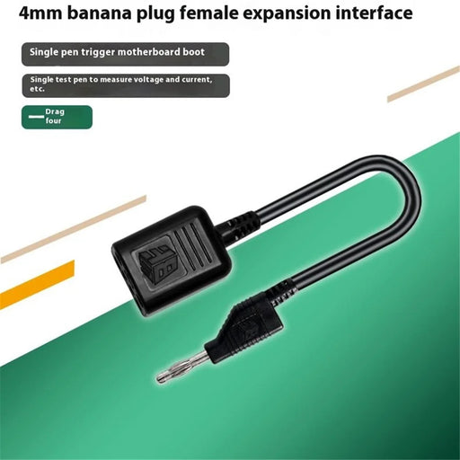 BEST BST-090-JP Stacked Banana Plug Female Head Power Multi-Use Extended Interface Cord 4 in 1 - 2