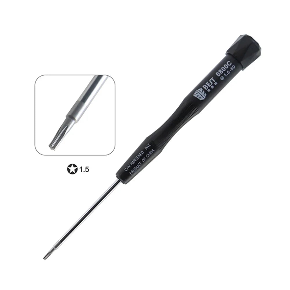 BEST BST-8800C Precision Screwdriver Phone Tablet PC Repair Tool, 50mm - Pentalobe 1.5 - 3