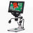 G1200D 7 inch LCD Display Digital Microscope Electronic 12MP Amplification Magnifier, Battery Version - 1