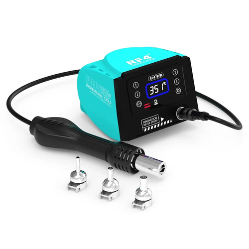RF4 RF-H6 600W Hot Air Rework Station 220V Digital Display Heat Gun for Electronics Repairing, EU Plug - 1
