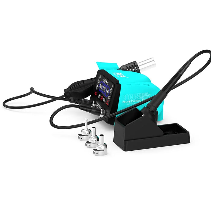 RF4 RF-H7 220V 2 in 1 Digital Display Hot Air Rework Station and Soldering Iron Station, EU Plug - 3