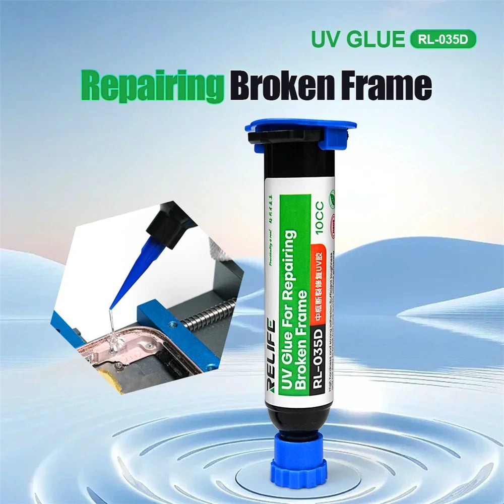 RELIFE RL-035D 10ml UV Glue for Repairing Broken Frame Strong Adhesion Glue - 2