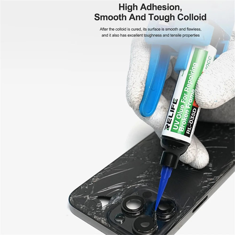 RELIFE RL-035D 10ml UV Glue for Repairing Broken Frame Strong Adhesion Glue - 4