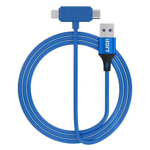 ISOFT IS-006 Dual Interface Repair Data Cable for iPhone / iPad Charging Data Transmission - 1