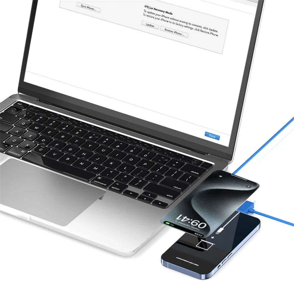 ISOFT IS-006 Dual Interface Repair Data Cable for iPhone / iPad Charging Data Transmission - 6