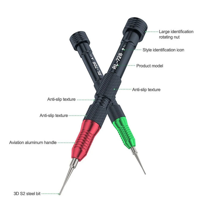 RELIFE RL-726A 3D Torque Screwdriver Set Extra Hard S2 Steel Bit Electronic Disassembly Tool - 6