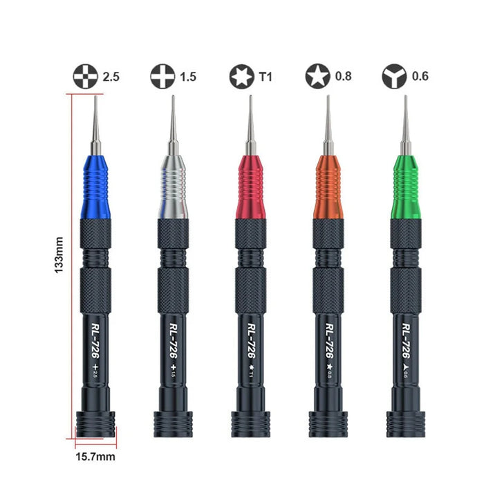 RELIFE RL-726A 3D Torque Screwdriver Set Extra Hard S2 Steel Bit Electronic Disassembly Tool - 7