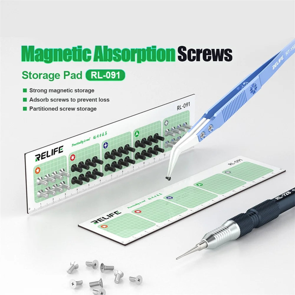 RELIFE RL-091 Magnetic Absorption Mat Screws Storage Pad - 3