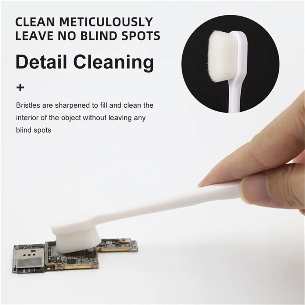 BEST BST-82 Soft Bristle Cleaning Brush, Ergonomic Handle, Portable for PCB, CPU, Phone Cleaning - 4