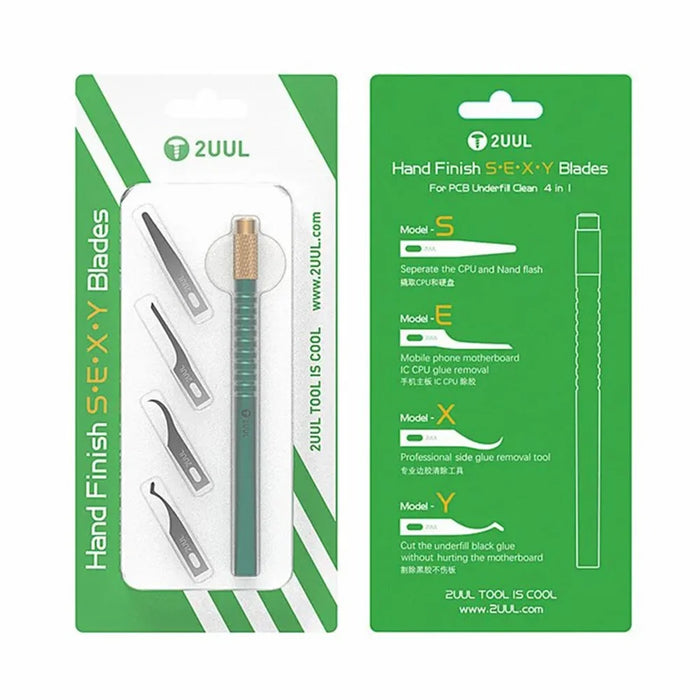 2UUL DA11 4-in-1 Hand Finish SEXY Blades Set for PCB Underfill Clean - 7