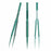 2UUL Ti01 Titanium Alloy Ultraprecise Tweezer for Precise Phone Board Repair, Blackish Green - Sharp End - 2