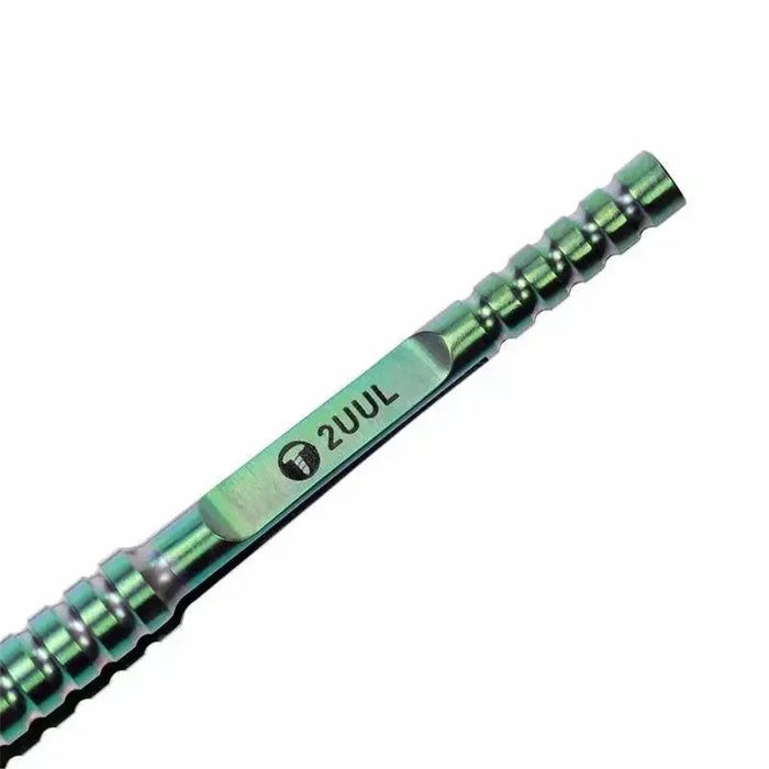 2UUL Ti01 Titanium Alloy Ultraprecise Tweezer for Precise Phone Board Repair, Blackish Green - Sharp End - 3