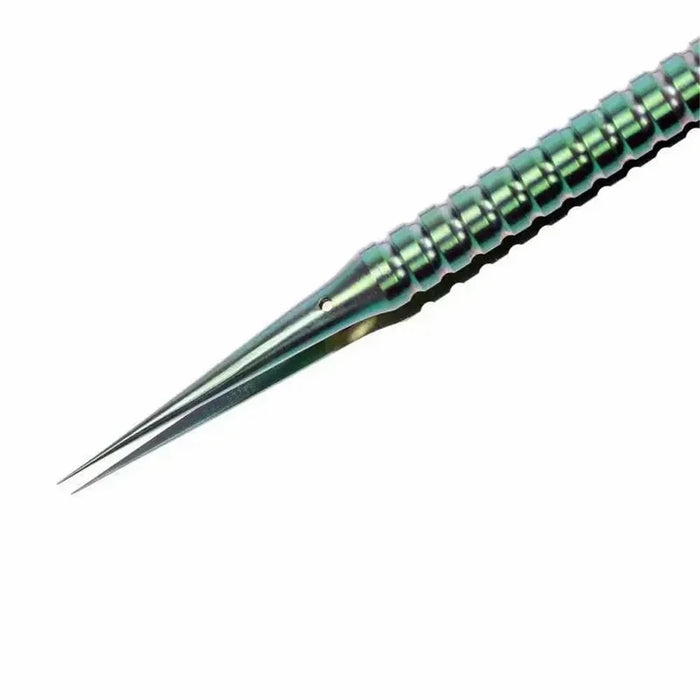 2UUL Ti01 Titanium Alloy Ultraprecise Tweezer for Precise Phone Board Repair, Blackish Green - Sharp End - 4
