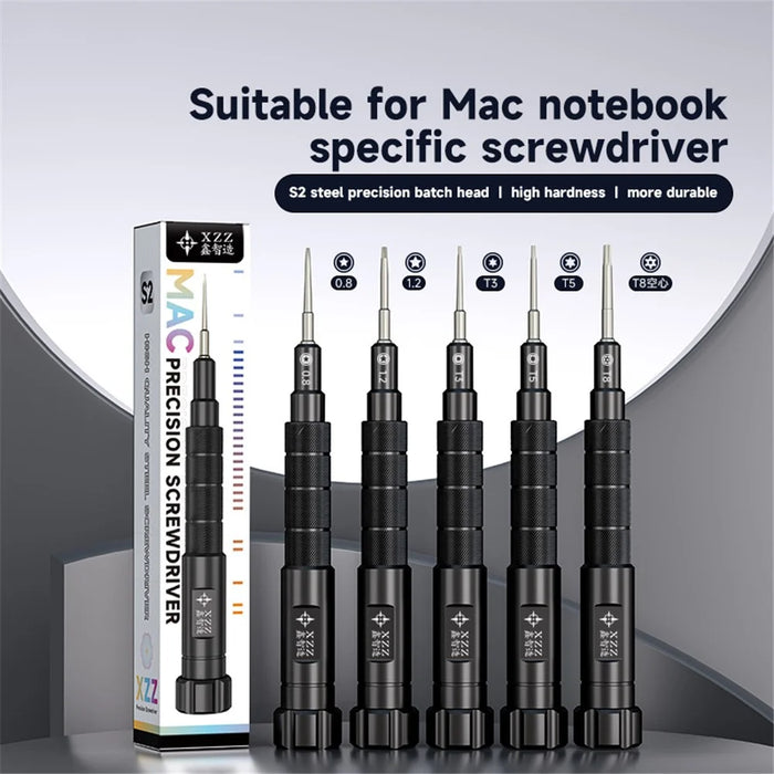 XZZ Precision Screwdriver for MacBook, S2 Alloy Steel Specific Screwdriver - Torx T8 - 3