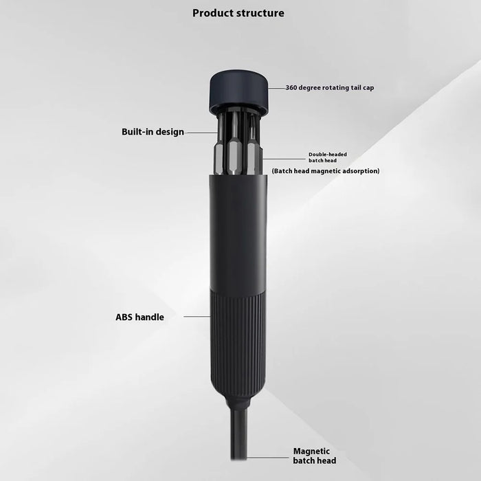 JIAFA 27-in-1 Precision Screwdriver Set Double Tip Bits for Cell Phones Watches Computers - 4