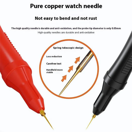 BEST BST-951-JP 20A Spring Telescopic Mulitmeter Probe Soft Silicone Test Leads - 2