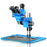 JCID M3750A 7-50X Continuous Zoom Triocular Microscope with LED Light - 1