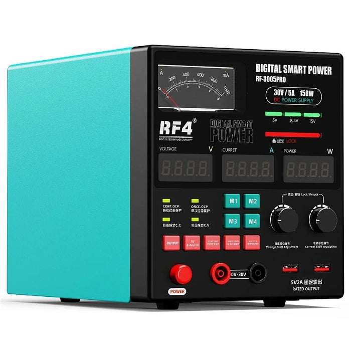RF4 RF-3005 PRO Power Supply Pointer Display High Precision Power Meter - EU Plug - 3