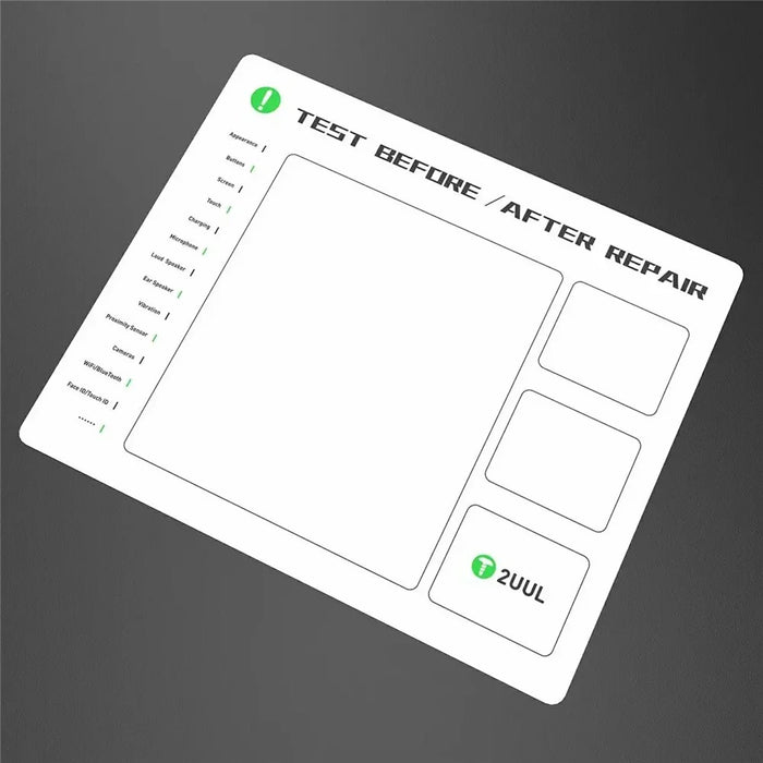 2UUL ST92 30cmx25cm Magnetic Project Mat Work Pad Phone Repairing Tool Mat - 3