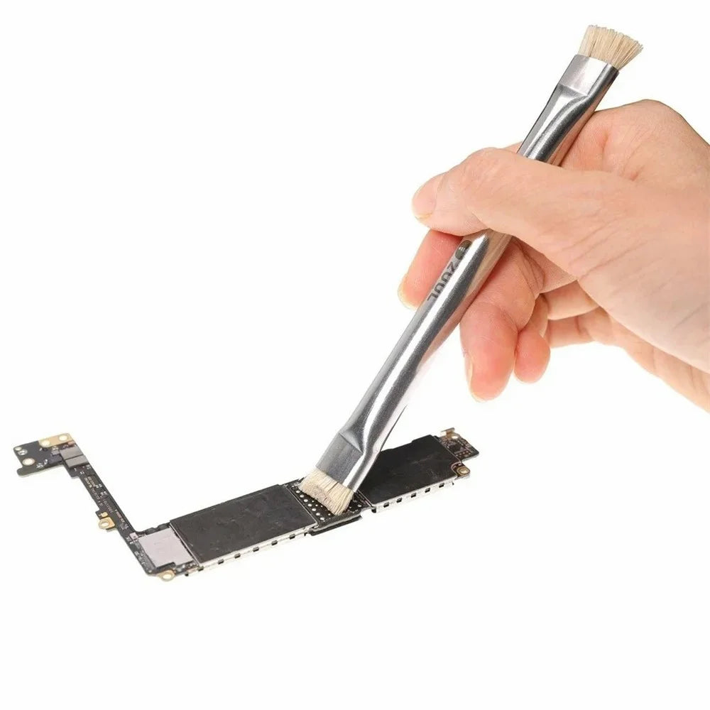 2UUL CL11 Dual Heads Bristle Brush for PCB Clean Dust Removal Brush - 2