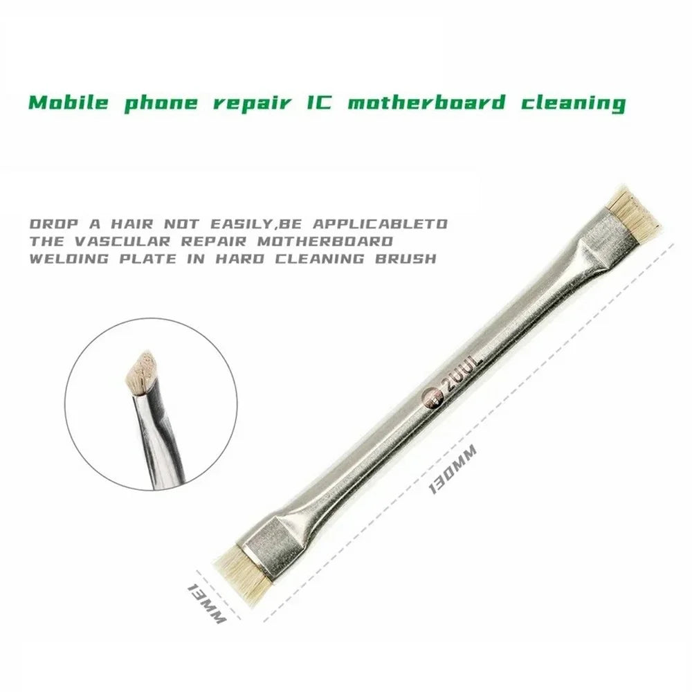 2UUL CL11 Dual Heads Bristle Brush for PCB Clean Dust Removal Brush - 4
