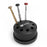 2UUL ST51 Screwdriver Magnetizing Holder Black Aluminum Alloy Rotating Screwdriver Magnetizing Base - 1