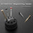2UUL ST51 Screwdriver Magnetizing Holder Black Aluminum Alloy Rotating Screwdriver Magnetizing Base - 2