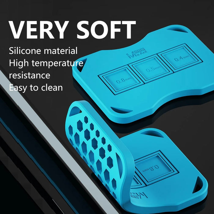 MAANT C03 Phone Repair Tin Planting Soft Silicone Mat Magnetic Pad - 4