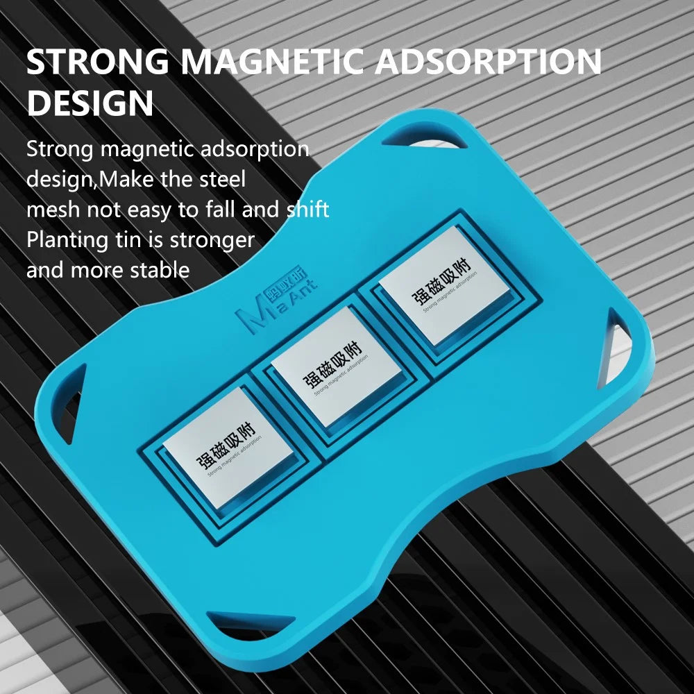 MAANT C03 Phone Repair Tin Planting Soft Silicone Mat Magnetic Pad - 5