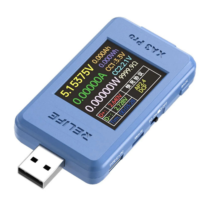 RELIFE XA3 Pro USB Intelligent Detector Fast Charging Protocols Tester - 1