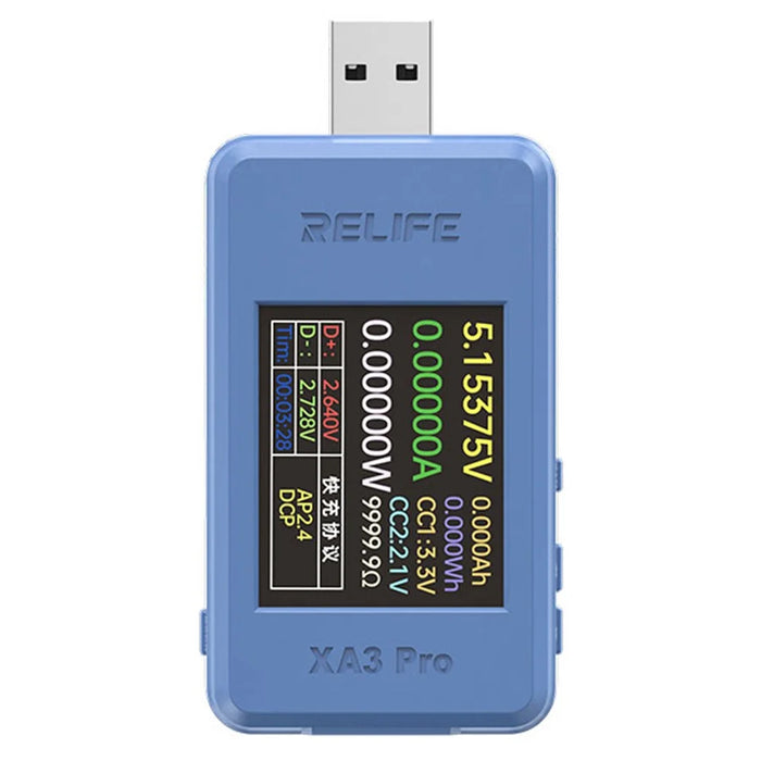 RELIFE XA3 Pro USB Intelligent Detector Fast Charging Protocols Tester - 2