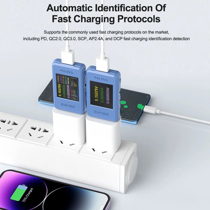 RELIFE XA3 Pro USB Intelligent Detector Fast Charging Protocols Tester - 5
