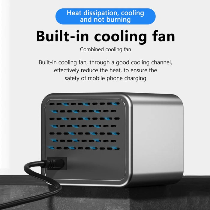 MAANT Dianba No.2 300W PD Charger Multi-Function 12-Port Charger with Wireless Charging - US Plug - 7