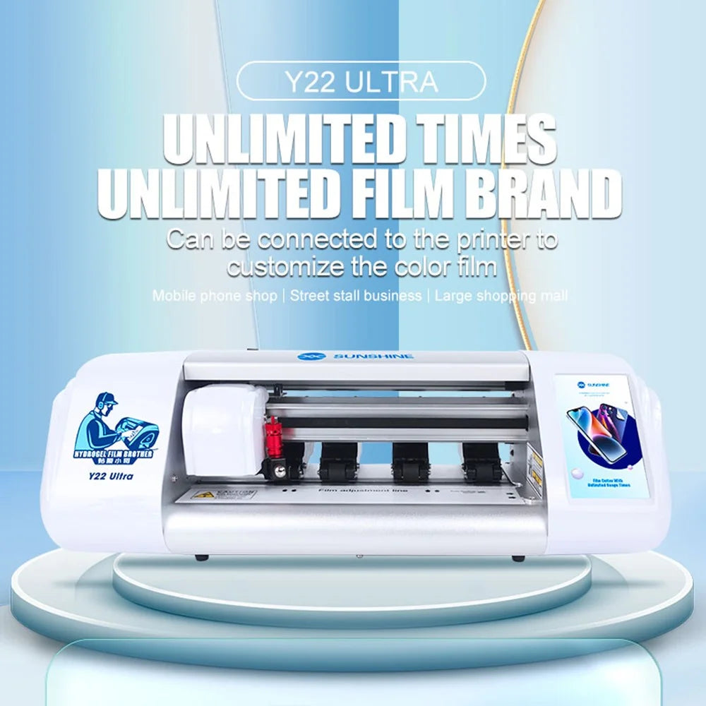 SUNSHINE Y22 Ultra Film Cutting Machine Wifi+Bluetooth-compatible Screen Protector Cutter - US Plug - 2