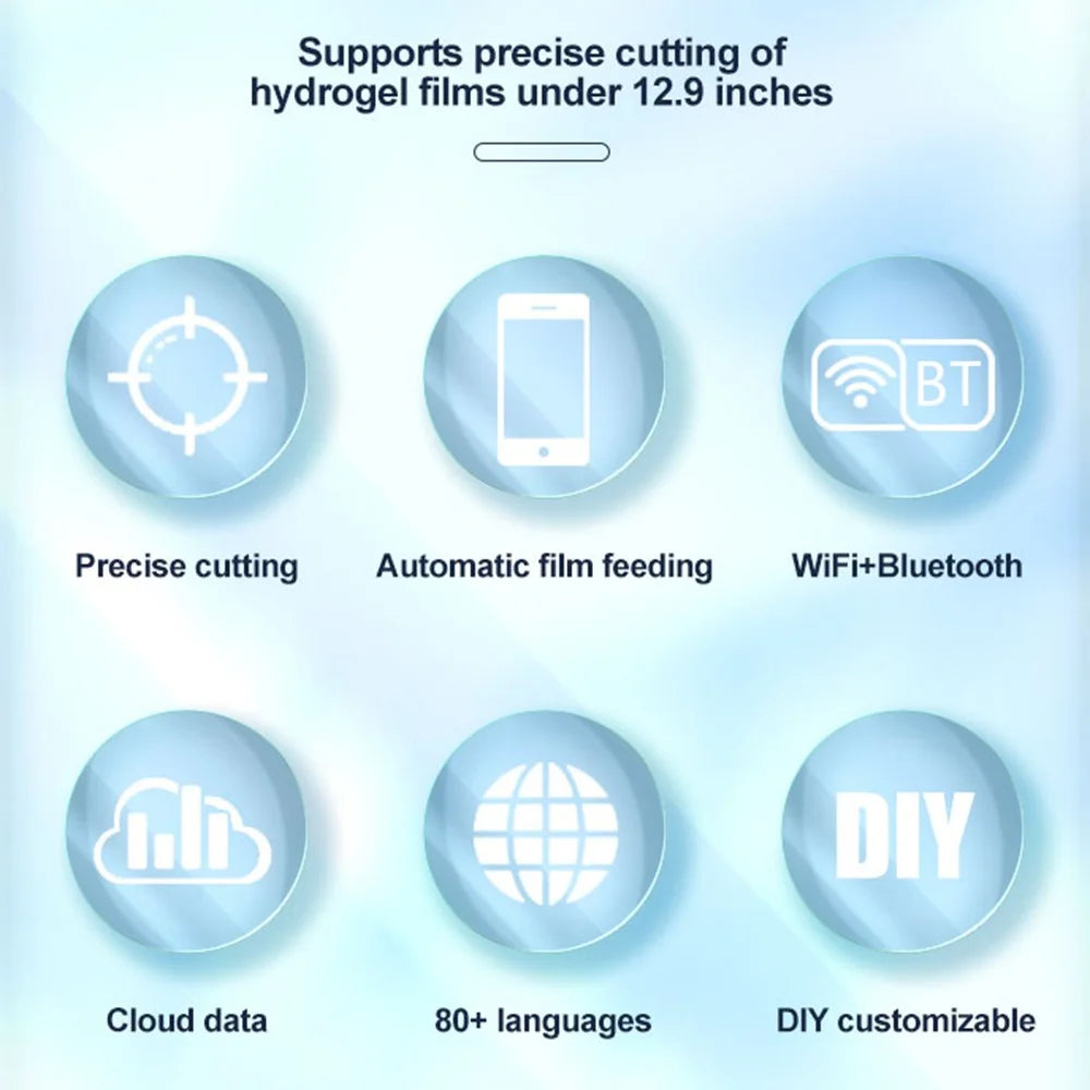 SUNSHINE Y22 Ultra Film Cutting Machine Wifi+Bluetooth-compatible Screen Protector Cutter - US Plug - 3