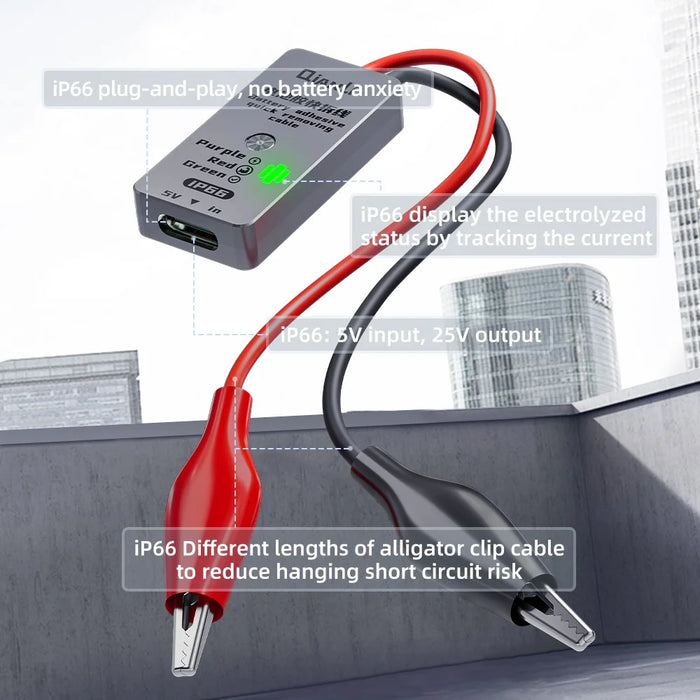 QIANLI iP66 Battery Adhesive Quick Removing Cable - 3